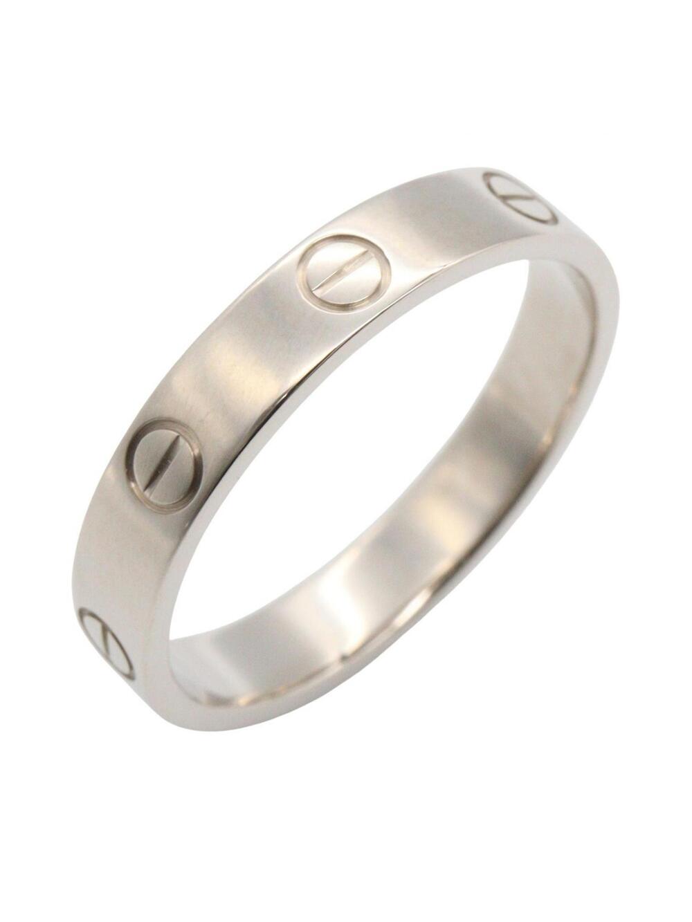 Cartier Mini Love Ring 18Kwg White Gold #309596C13B